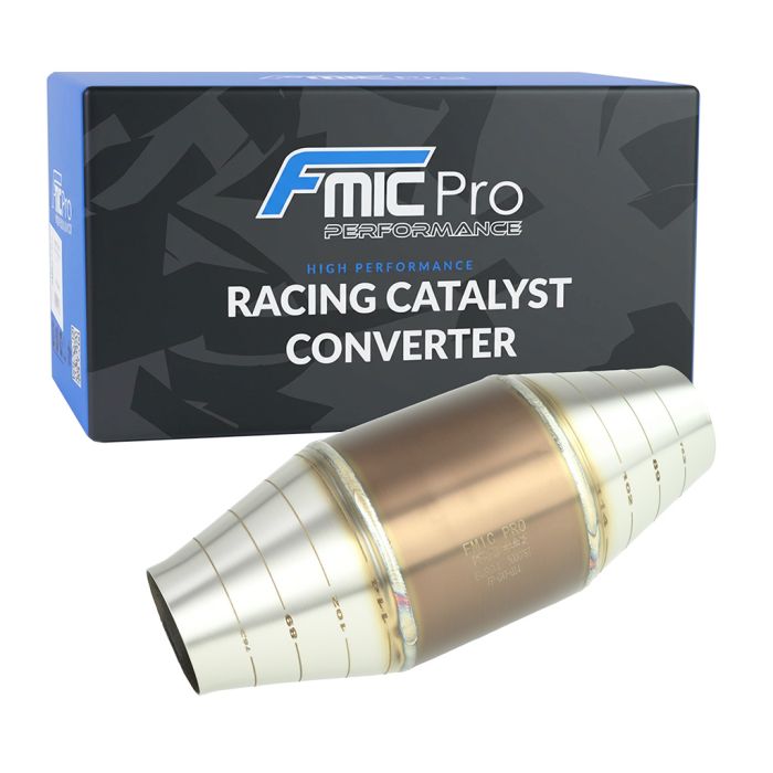 FMIC.Pro Euro 6 200 CPSI Sport Catalytic Converter for 2.5-5.0L engines 63-114mm inlet/outlet Pt/Pd/Rh 5:5:1