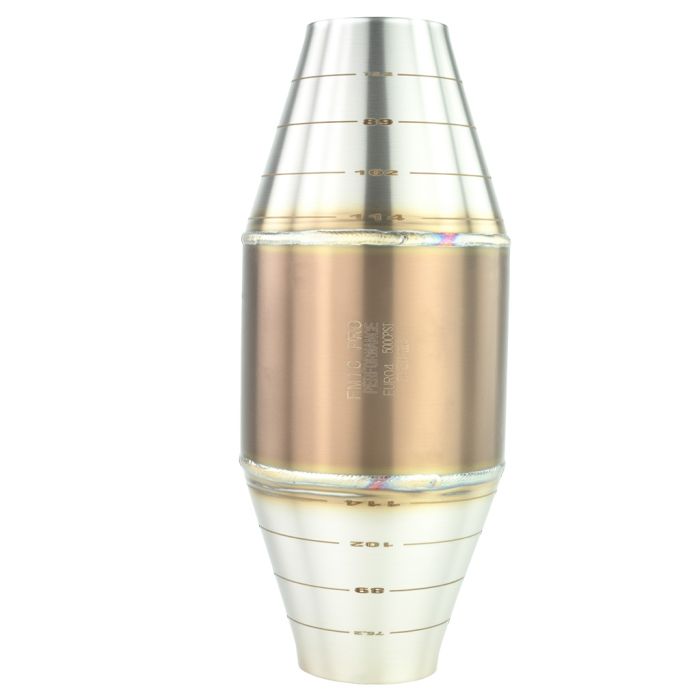 FMIC.Pro Euro 5 200 CPSI Sport Catalytic Converter for 2.5-5.0L Engines Inlet/Outlet 63-114mm Pt/Pd/Rh 5:5:1
