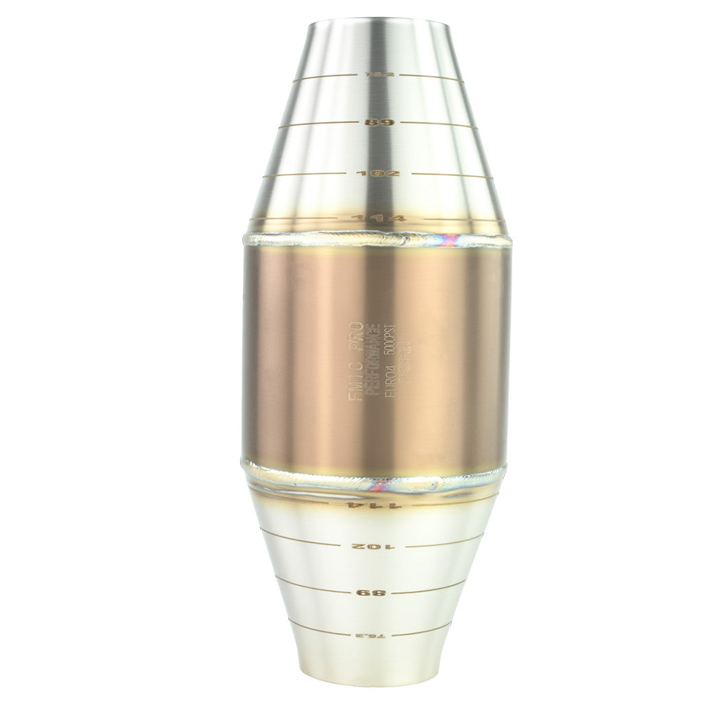 Catalizador deportivo FMIC.Pro Euro 6 200 CPSI para motores de 2,5-5,0 L entrada/salida 63-114 mm Pt/Pd/Rh 5:5:1
