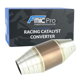 Sport Catalytic Converter FMIC.Pro Euro 6 500 CPSI for 3.0-6.0L engines inlet/outlet 70-114mm Pt/Pd/Rh 5:5:1