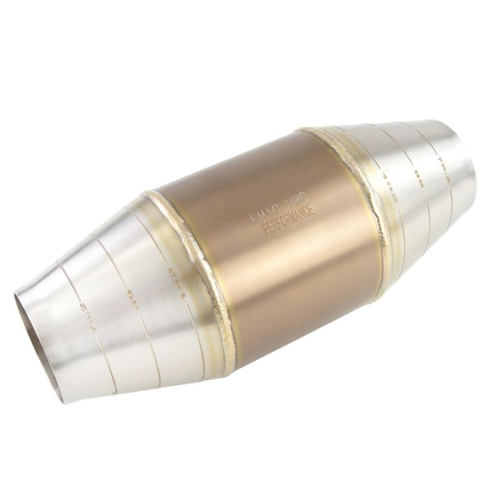 FMIC.Pro Euro 4 500 CPSI Sport Catalytic Converter for 0.7-2.5L Engines, 63-102mm Inlet/Outlet Pt/Pd/Rh 5:5:1