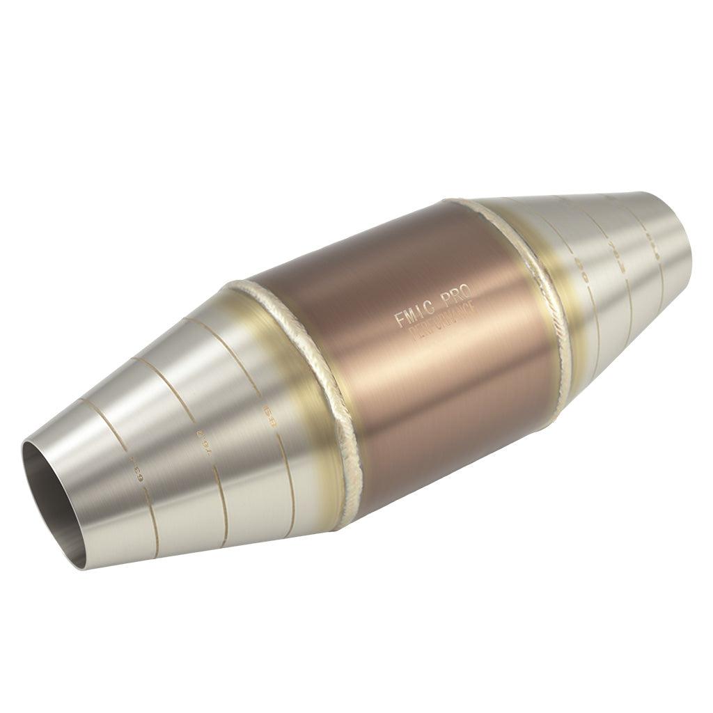 Catalizador deportivo FMIC.Pro Euro 4 500 CPSI para motores de 0,7-1,8 L entrada/salida 51-89 mm Pt/Pd/Rh 5:5:1