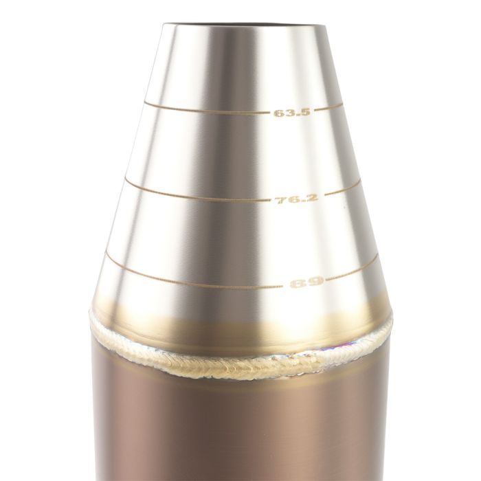 FMIC.Pro Euro 6 200 CPSI Sport Catalytic Converter for 0.7-1.8 L Engines, 51-89 mm Pt/Pd/Rh 5:5:1 Inlet/Outlet