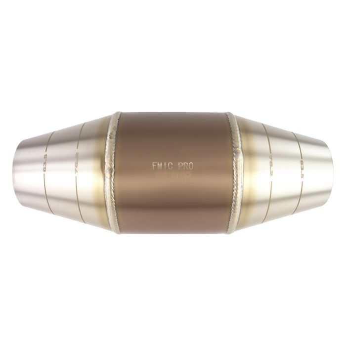 FMIC.Pro Euro 4 200 CPSI Sport Catalytic Converter for 0.6-1.6L Engines 51-76mm Inlet/Outlet Pt/Pd/Rh 5:5:1