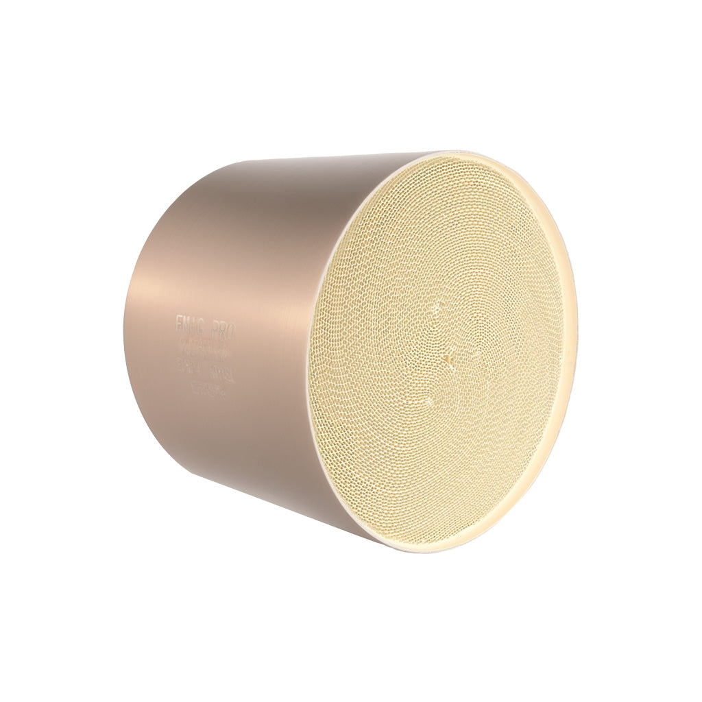 Núcleo de catalizador deportivo gasolina FMIC.Pro Euro 4 500 CPSI diámetro 90 mm longitud 80 mm Pt/Pd/Rh 5:5:1