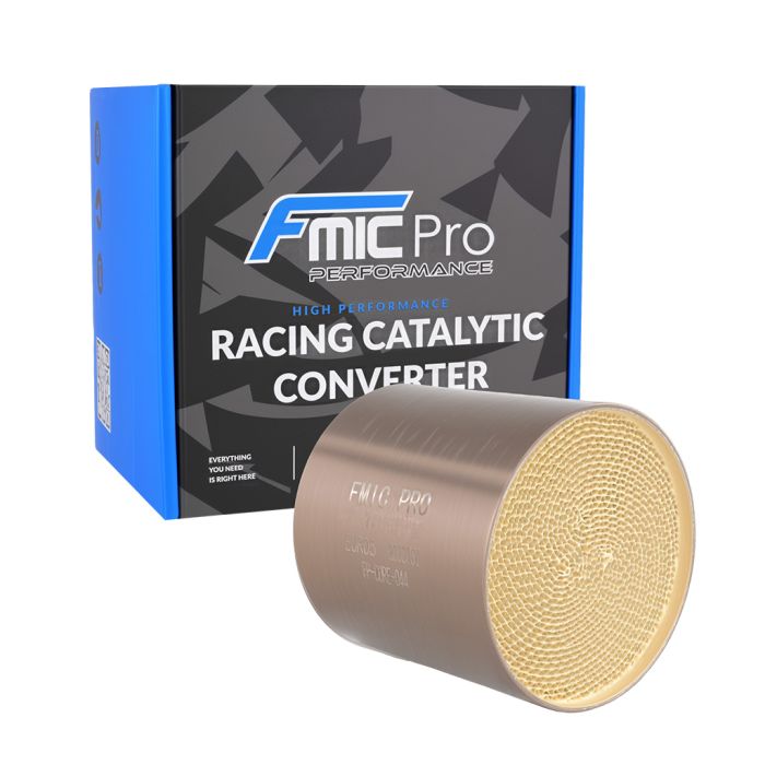 FMIC.Pro Euro 5 sports catalytic converter core for gasoline, 200 CPSI, 80 mm diameter, 80 mm length, Pt/Pd/Rh 5:5:1
