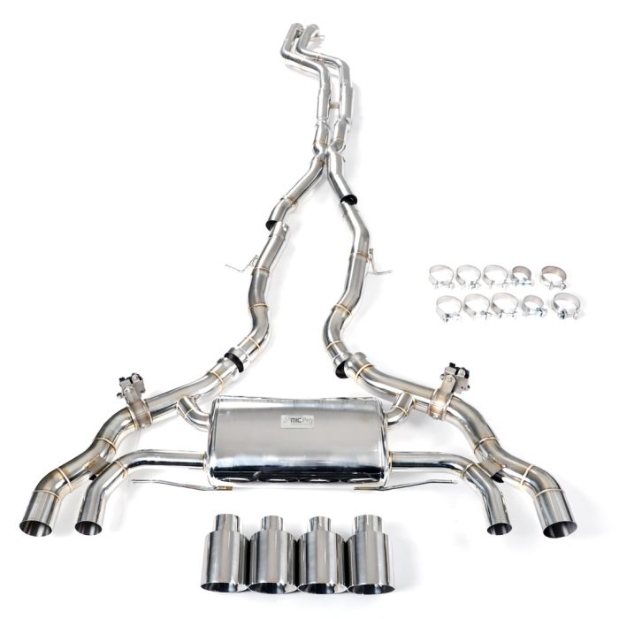 FMIC.Pro cat-back valved exhaust system for BMW X3M X4M F97 F98 3.0L S58 2019-2023