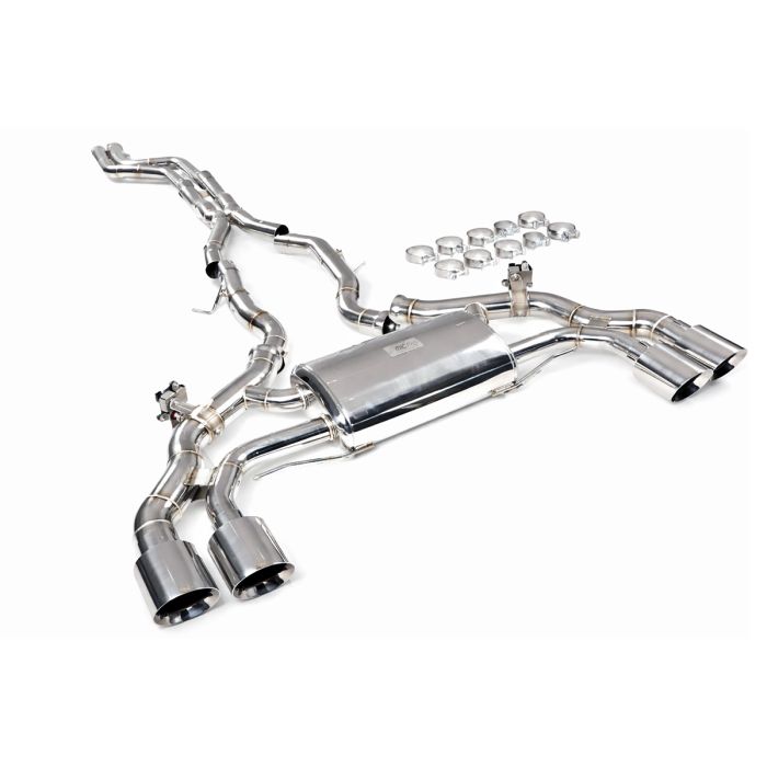 FMIC.Pro cat-back valved exhaust system for BMW X3M X4M F97 F98 3.0L S58 2019-2023