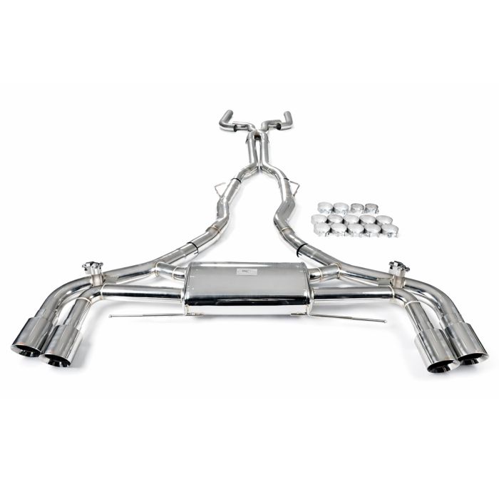 FMIC.Pro valved cat-back exhaust system for BMW X5M X6M F95 F96 4.4T S63 2019-2023