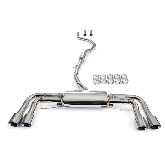 FMIC.Pro cat-back valved exhaust system for BMW X4 F26 20i 35i 2014-2018