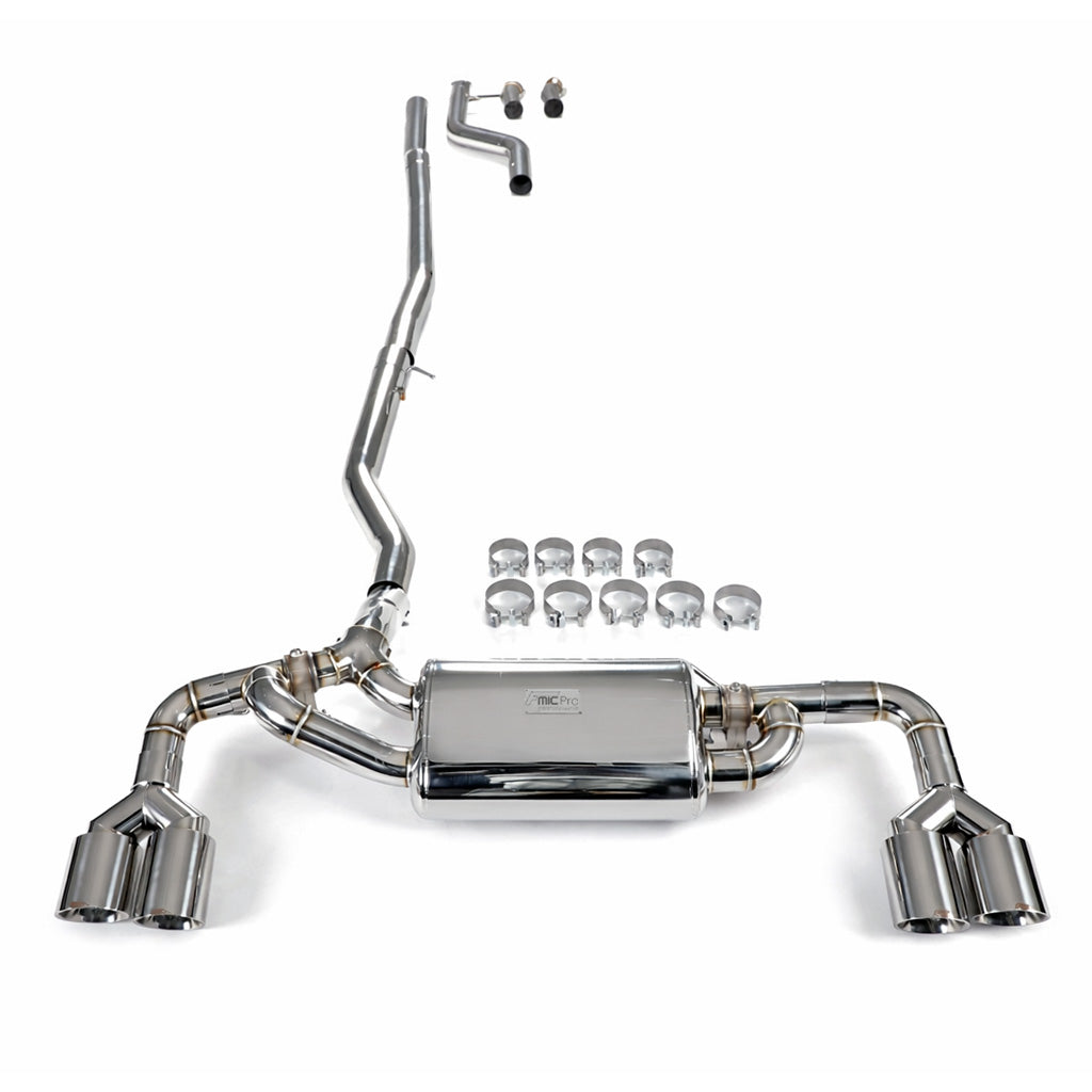 Sistema de escape con válvulas cat-back FMIC.Pro para BMW Serie 5 G30 G31 540i 3.0T 2017-2023