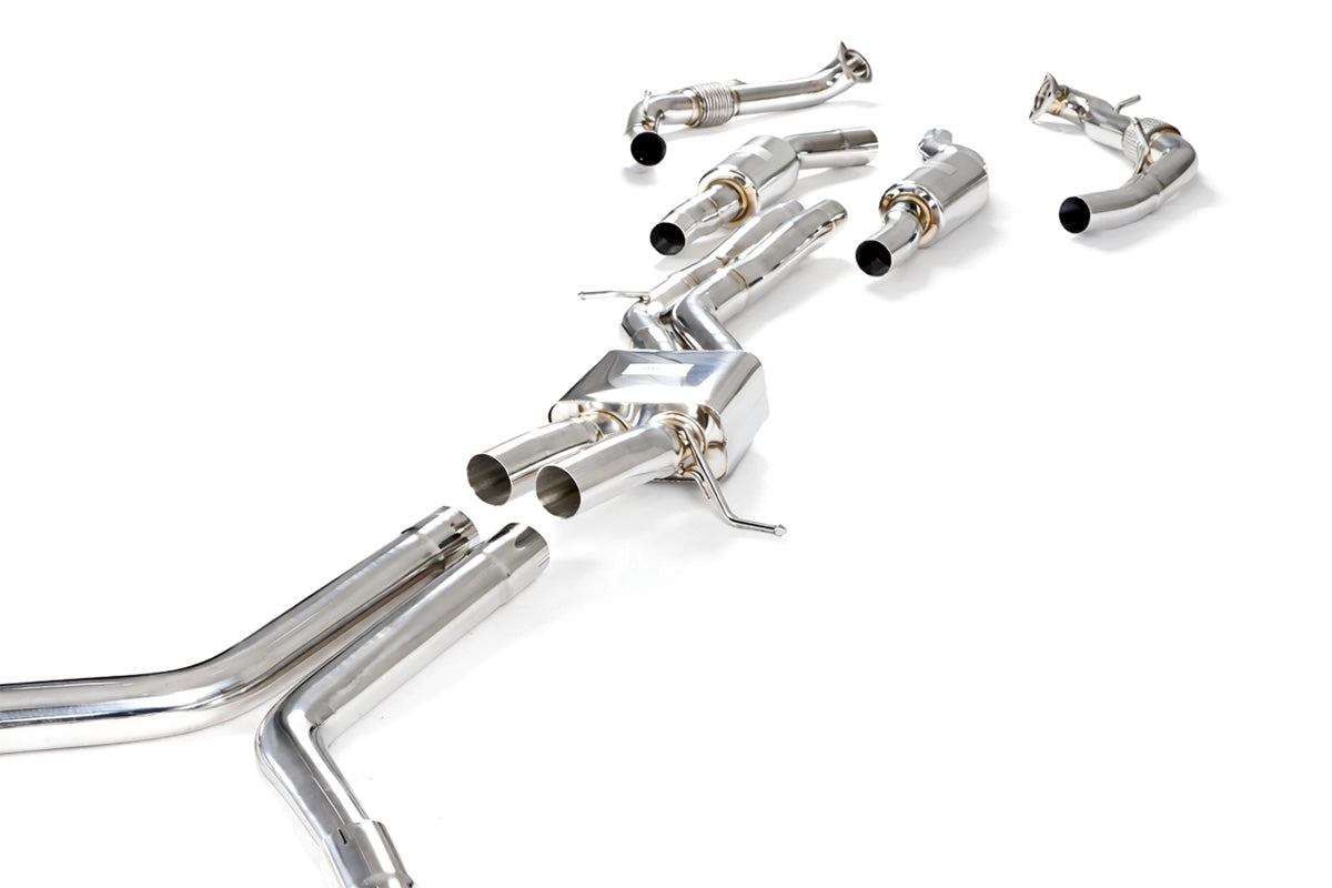 Sistema de escape con válvulas FMIC.Pro para Audi S4 B9 3.0 TFSI 2016-2019