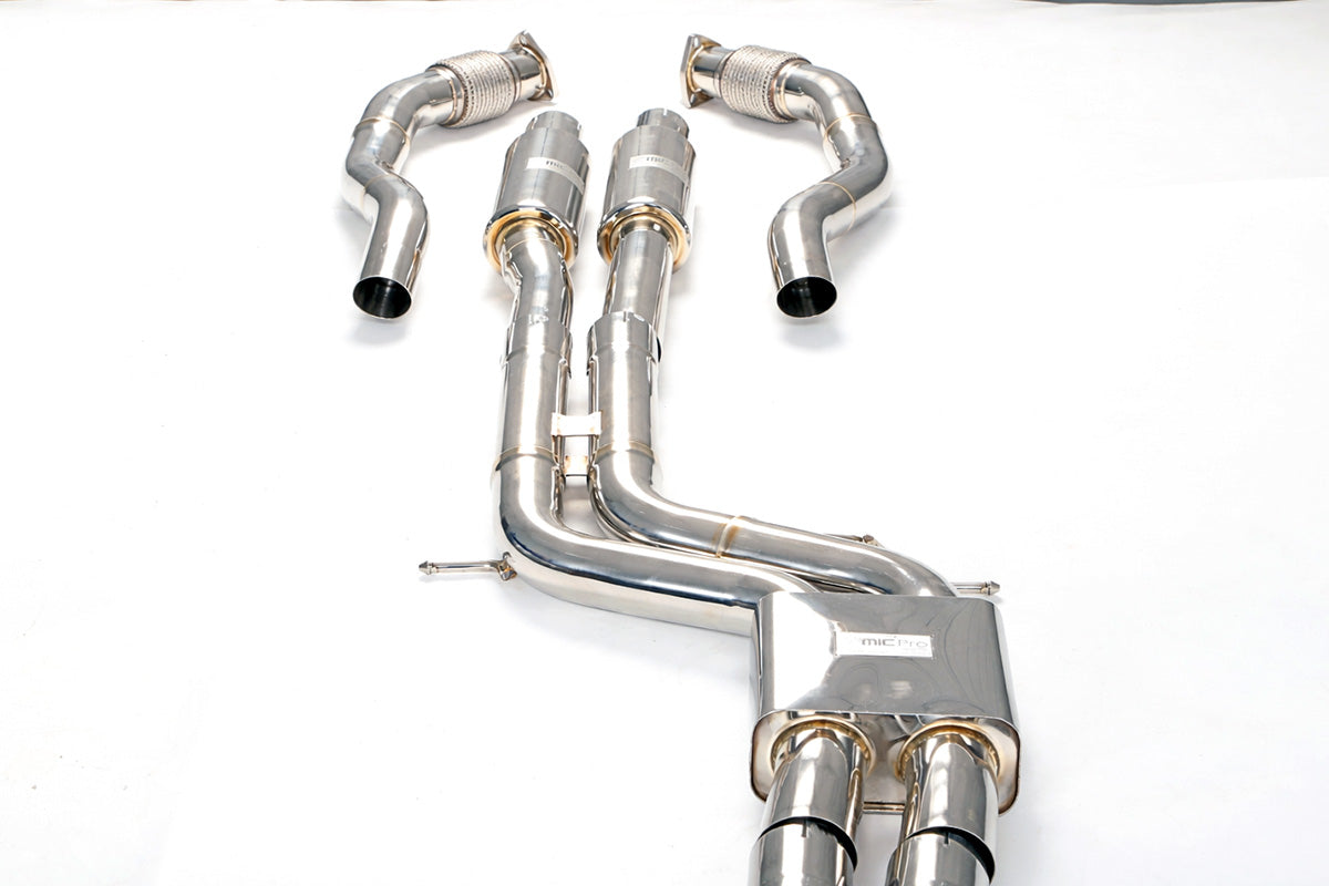 Sistema de escape con válvulas FMIC.Pro para Audi S4 B8 B8.5 3.0 TFSI V6 2009-2016