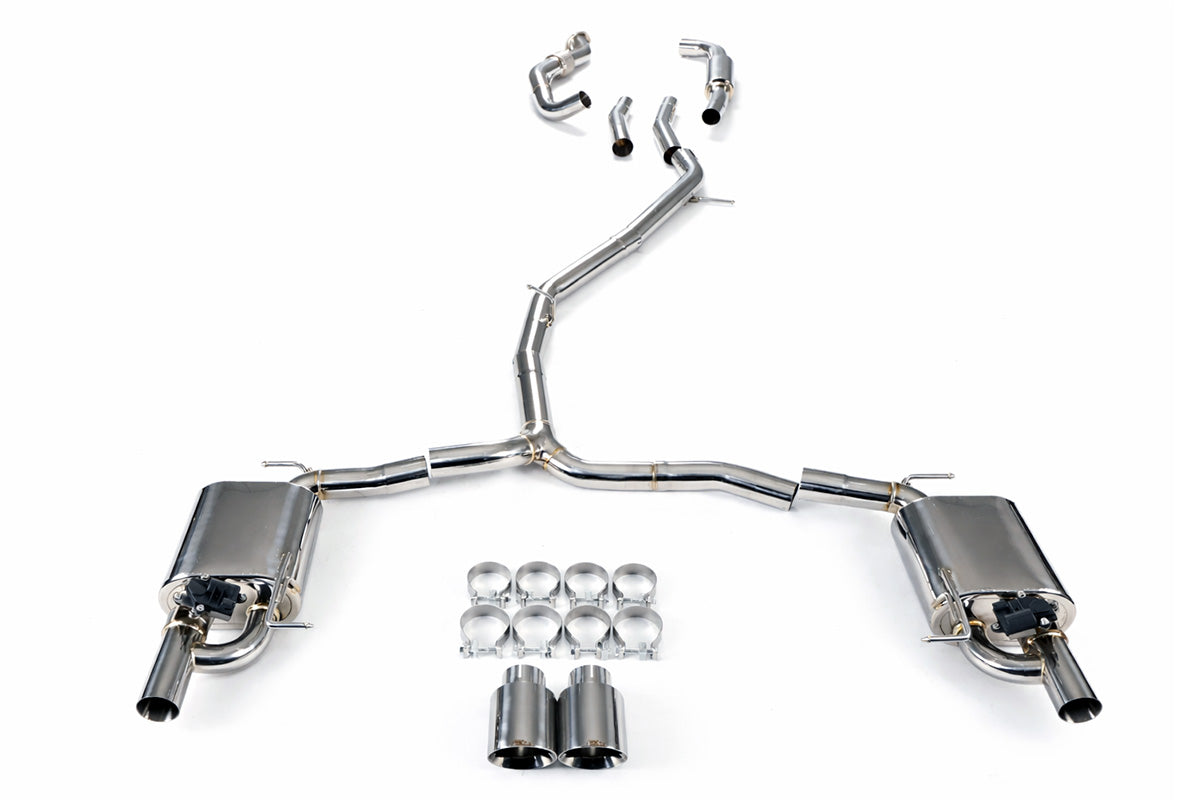 Sistema de escape con válvulas FMIC.Pro para Audi A6 A7 C8 2.0T 2018-2020