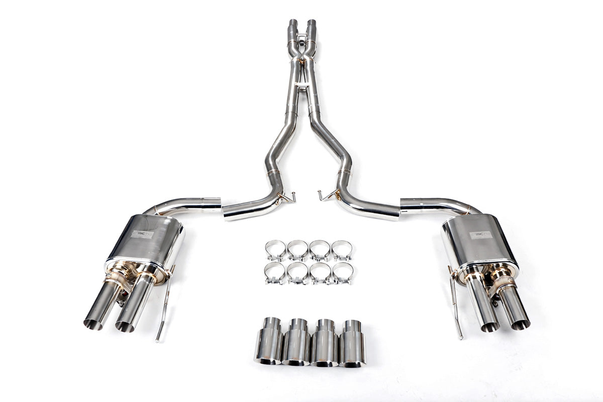 Sistema de escape con válvula cat-back FMIC.Pro para Ford Mustang GT 5.0 V8 S550 2018-2023