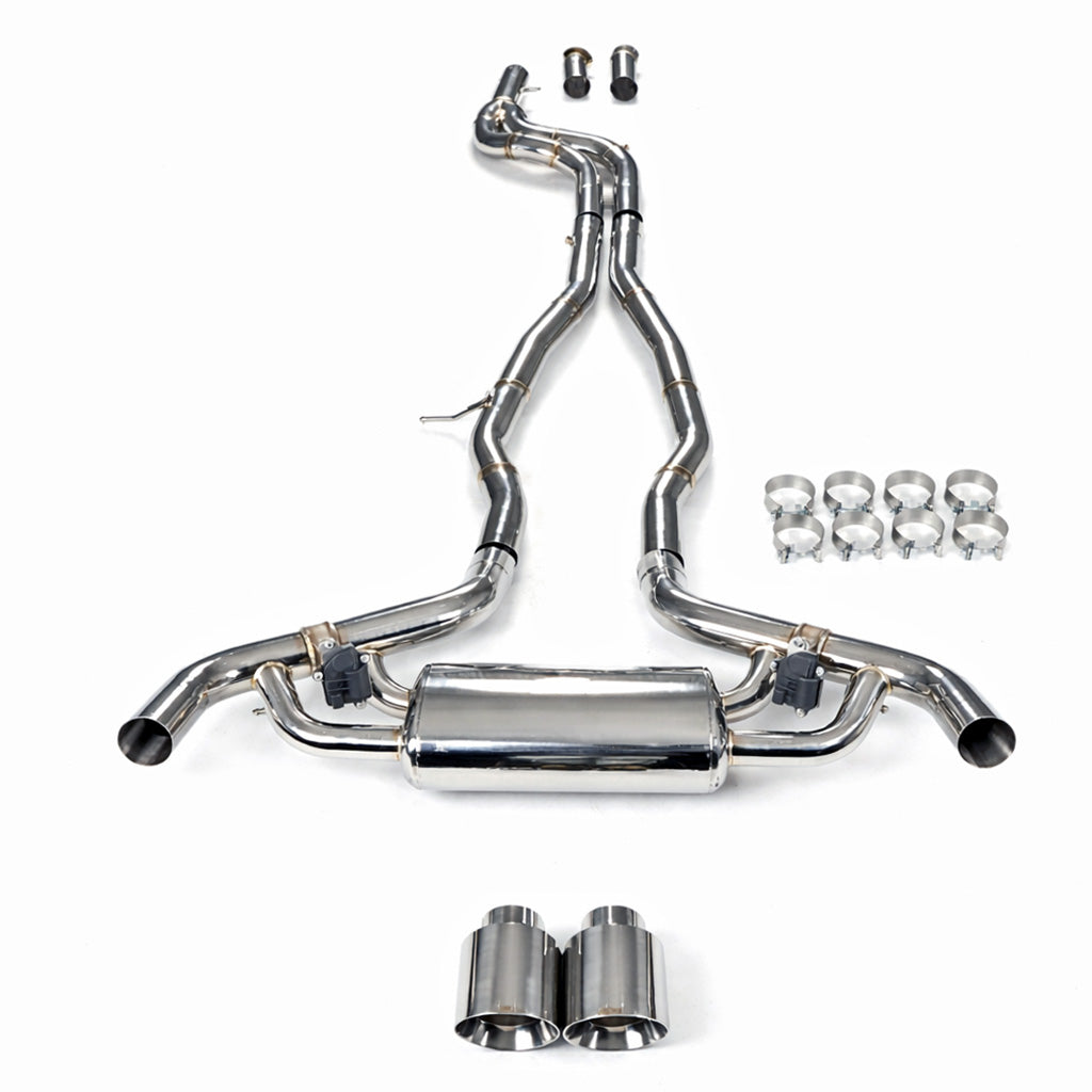 Sistema de escape con válvula cat-back FMIC.Pro para Toyota GR Supra MK5 A90 A91 3.0T 2019-2025