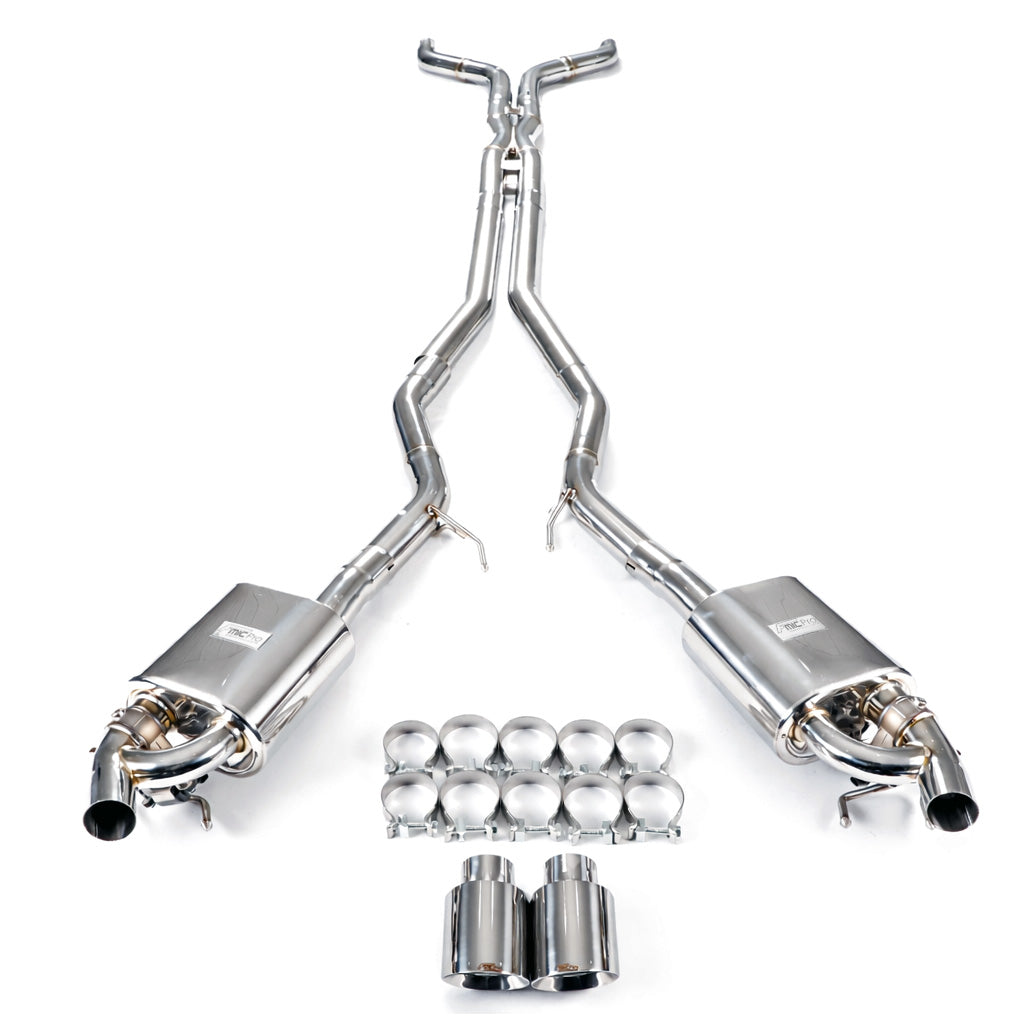 Sistema de escape con válvula cat-back FMIC.Pro para Chevrolet Camaro RS 3.6L V6 2010-2015