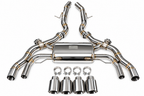 Escape con válvulas axle-back FMIC.Pro para BMW X3 M F97 X4 M F98 3.0L 2019-2024