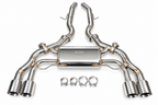 Escape con válvulas axle-back FMIC.Pro para BMW X3 M F97 X4 M F98 3.0L 2019-2024