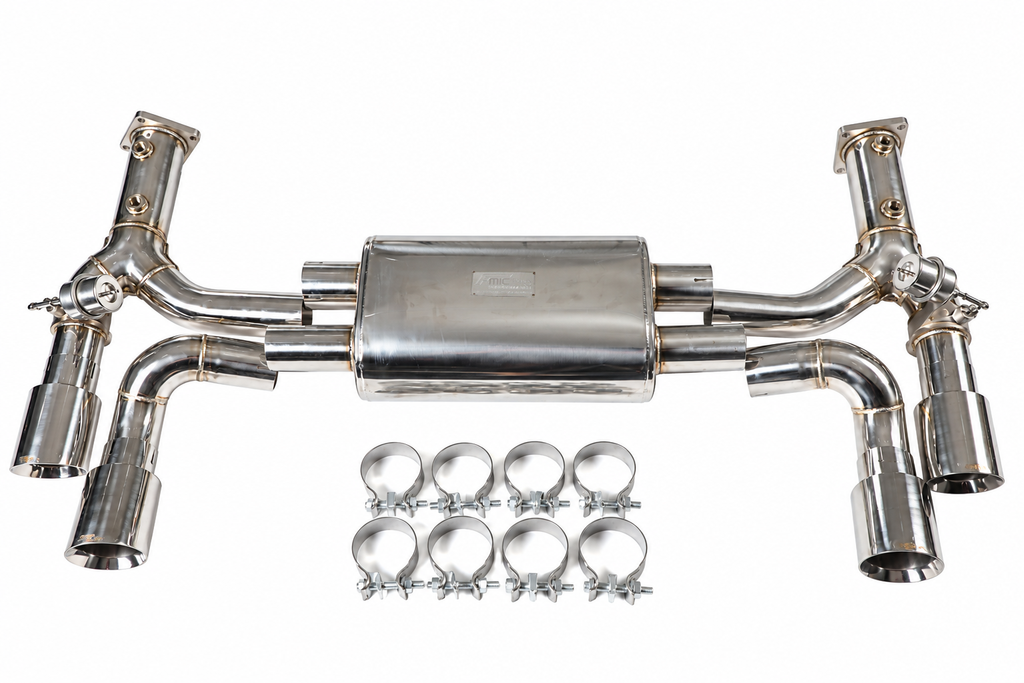 Sistema de escape con válvulas FMIC.Pro para Porsche 911 Turbo 991.2 3,8L 2016-2020