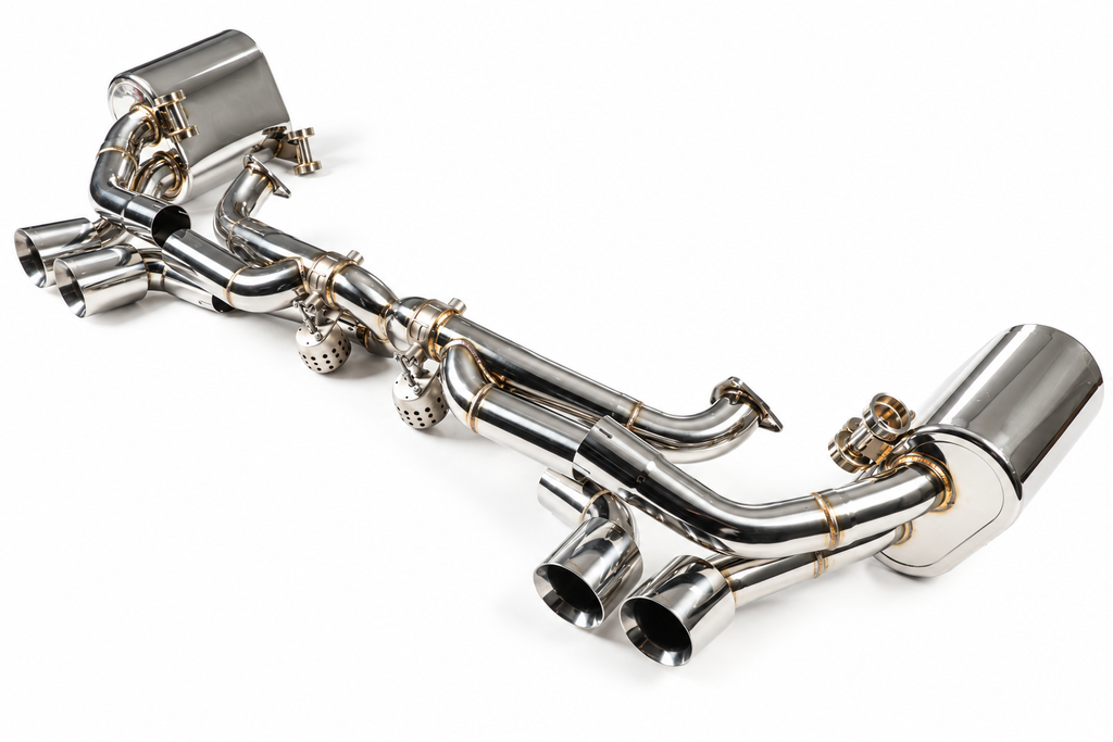 Sistema de escape con válvulas FMIC.Pro para Porsche 911 Carrera 997.2 3,6L 3,8L 2009-2012