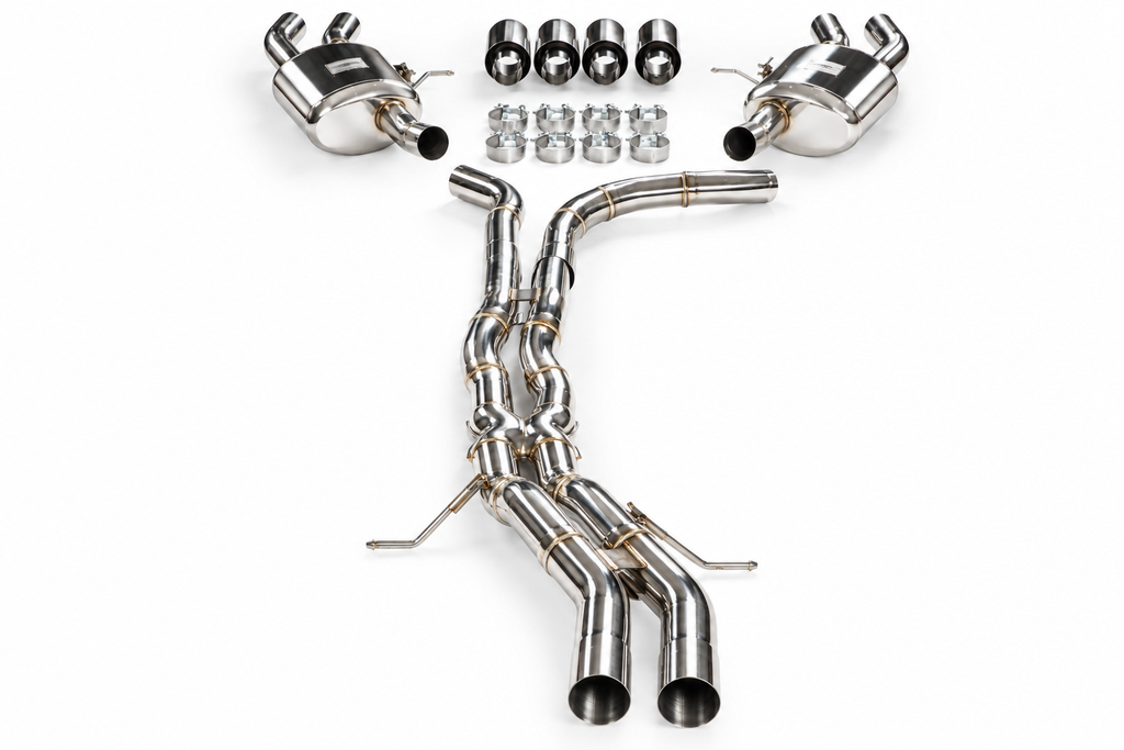 Sistema de escape con válvulas cat-back FMIC.Pro para Porsche Macan S GTS 3.0L Turbo 3.6L 95B 2014-2017