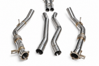 Sistema de escape con válvulas cat-back Dual Flow FMIC.Pro para Porsche Cayenne 9YA Coupe 9YB 3.0L 2018-2022