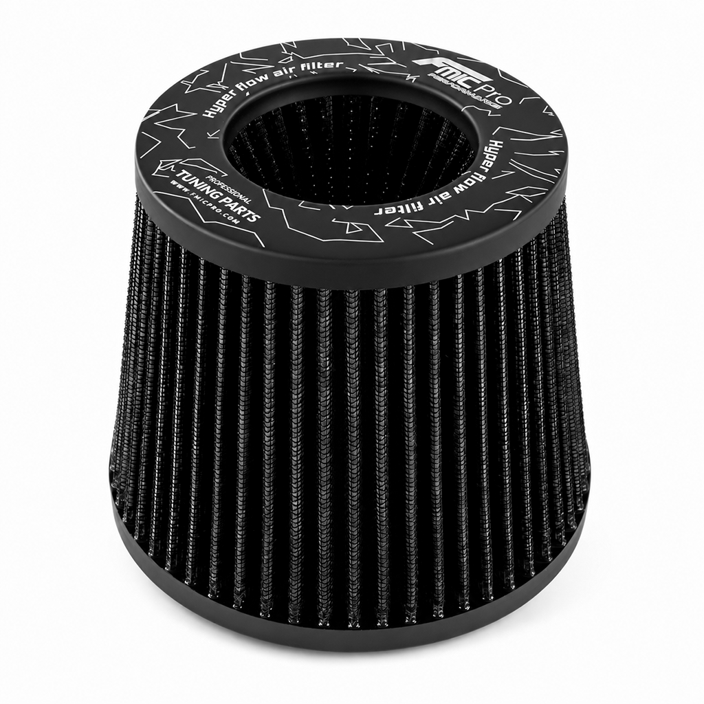 Filtro de aire cónico FMIC.Pro longitud 125 mm diámetro 102 mm negro