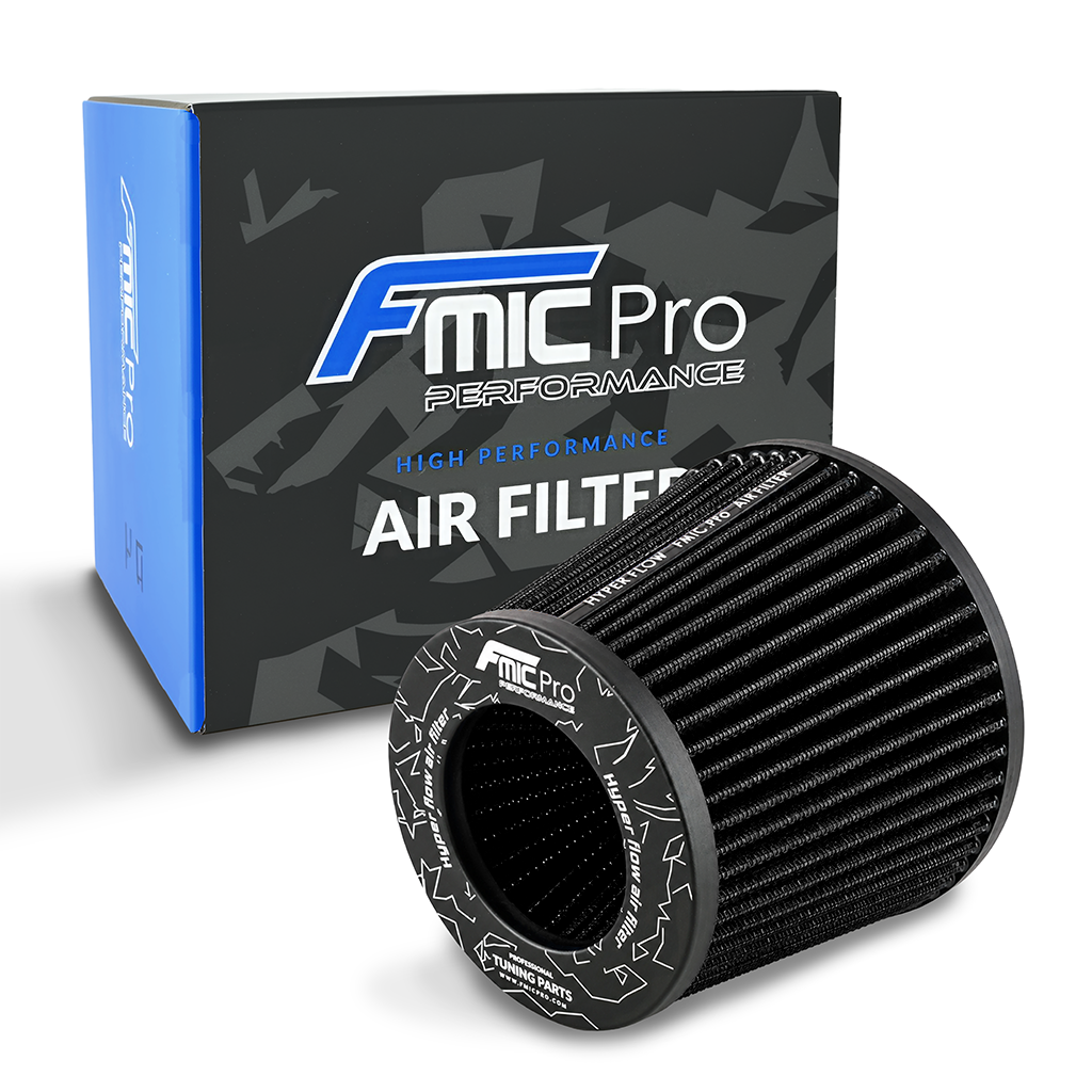 Filtro de aire cónico FMIC.Pro longitud 125 mm diámetro 76 mm negro