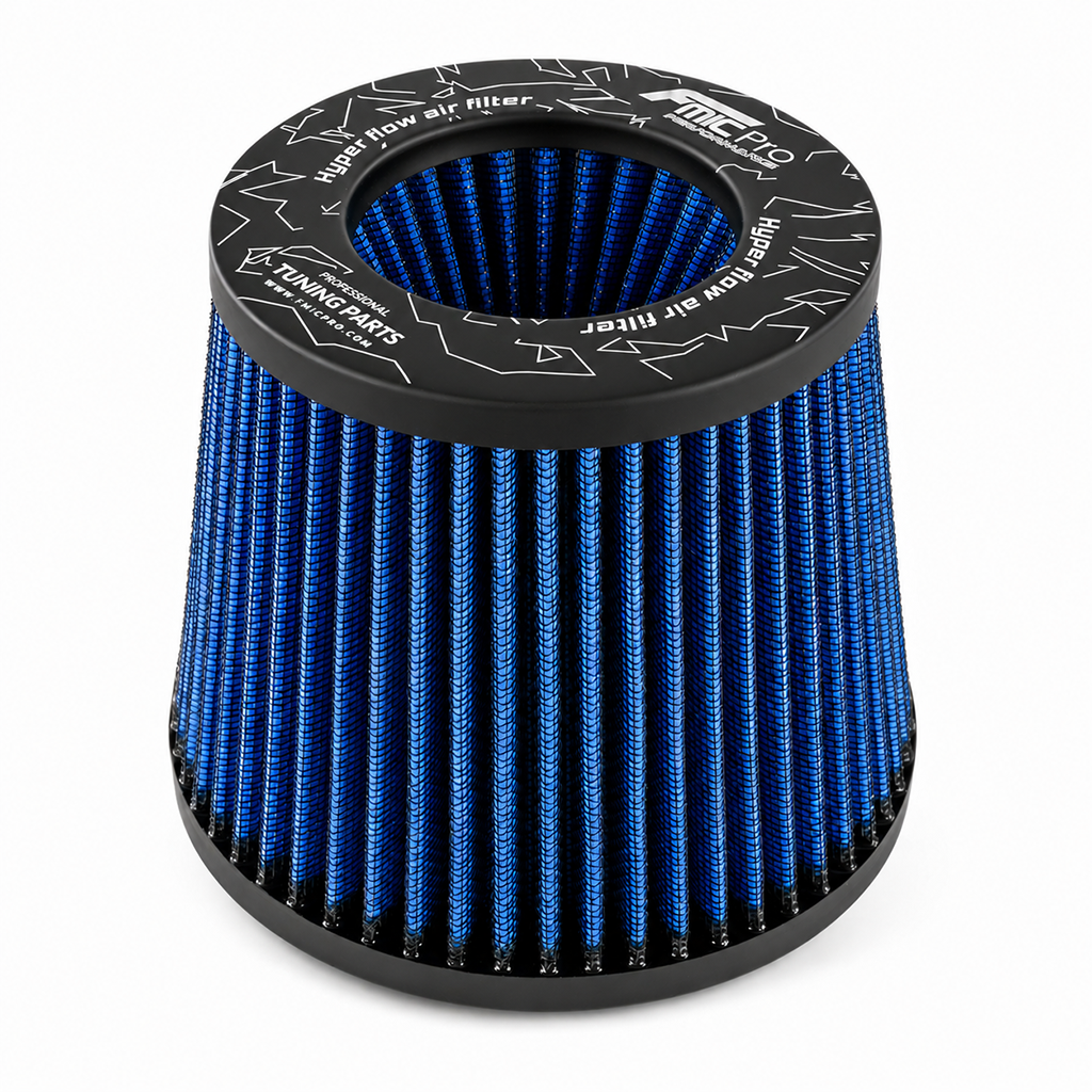 Filtro de aire cónico FMIC.Pro longitud 125 mm diámetro 76 mm azul