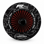 Filtro de aire cónico FMIC.Pro longitud 100 mm diámetro 102 mm rojo