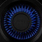 FMIC.Pro Conical Air Filter, length 100 mm, diameter 76 mm, blue.