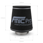 Filtro de aire cónico de espuma FMIC.Pro longitud 155 mm diámetro de montaje 80 mm