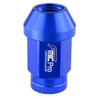 Tuerca de rueda de aluminio forjado FMIC.Pro M12x1,25 azul 1 ud. cónica 7075-T6