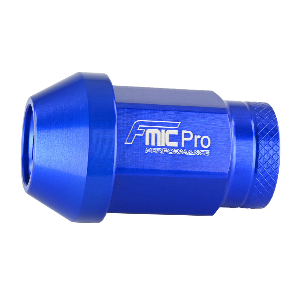 Tuerca de rueda de aluminio forjado FMIC.Pro M12x1,25 azul 1 ud. cónica 7075-T6