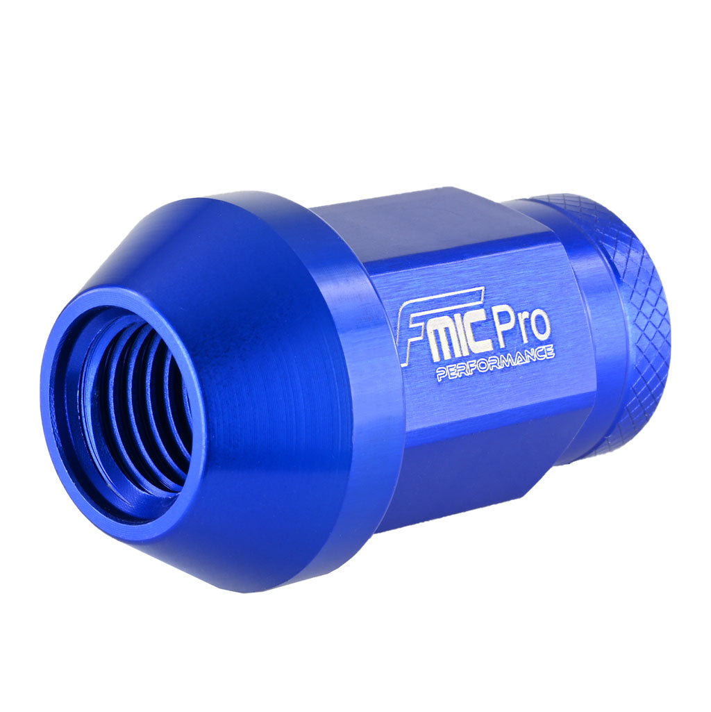 Tuerca de rueda de aluminio forjado FMIC.Pro M12x1,25 azul 1 ud. cónica 7075-T6