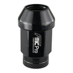 Tuerca de rueda de aluminio forjado FMIC.Pro M12x1,5 negra 1 ud. cónica 7075-T6
