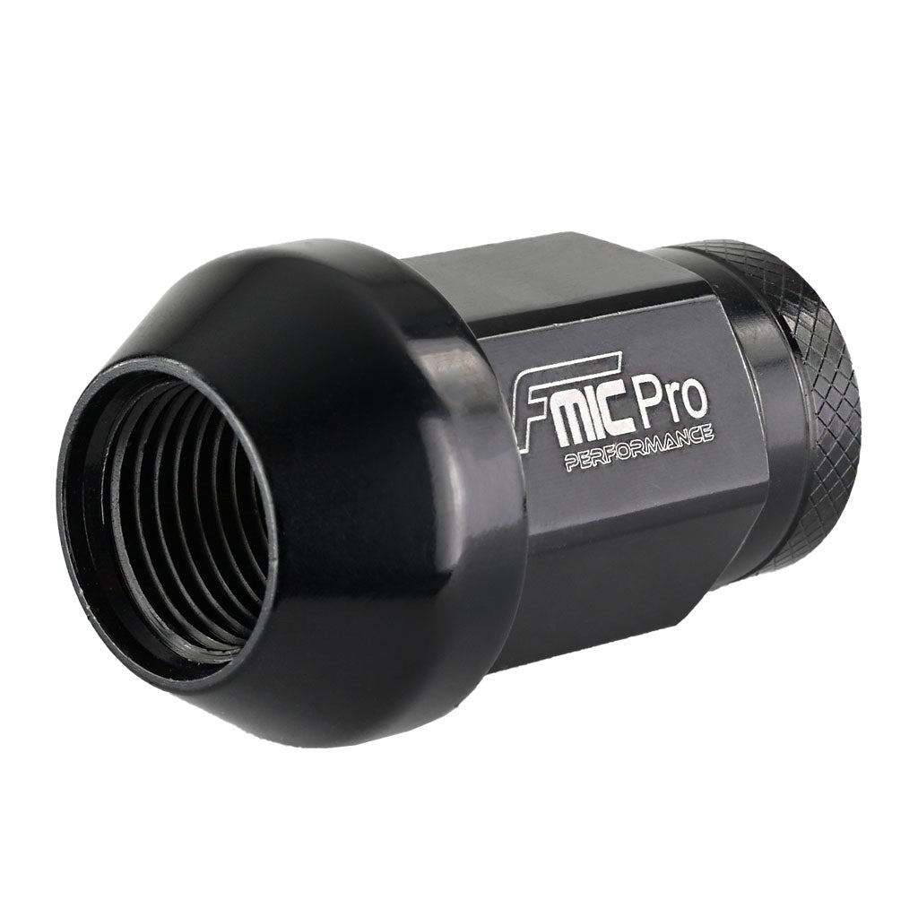 Tuerca de rueda de aluminio forjado FMIC.Pro M14x1,5 negra 1 ud. cónica 7075-T6