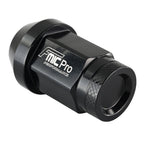 Tuerca de rueda de aluminio forjado FMIC.Pro M12x1,5 negra 1 ud. cónica 7075-T6