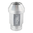 Tuerca de rueda de aluminio forjado FMIC.Pro M12x1,5 plateada 1 ud. cónica 7075-T6
