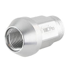 Tuerca de rueda de aluminio forjado FMIC.Pro M12x1,5 plateada 1 ud. cónica 7075-T6