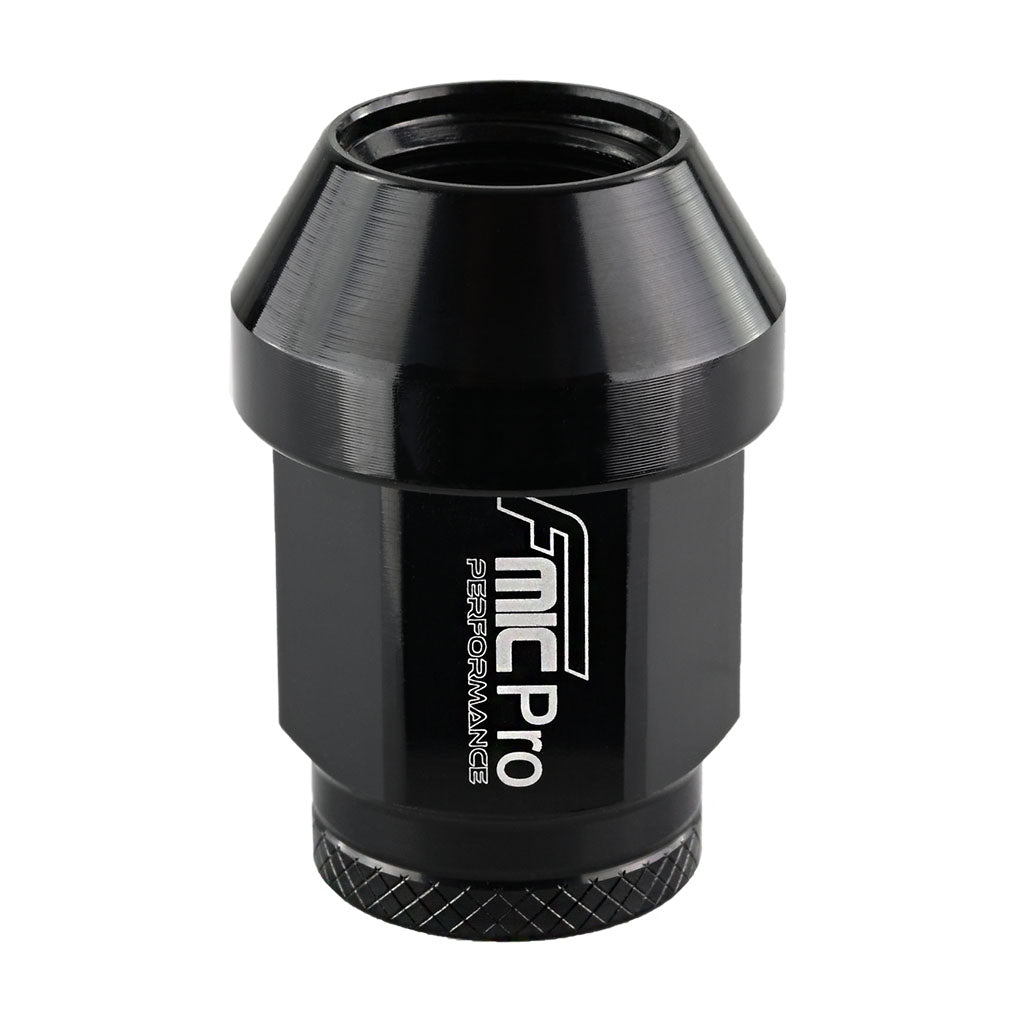Tuerca de rueda de aluminio forjado FMIC.Pro M12x1,5 1 ud. cónica pasante 7075-T6