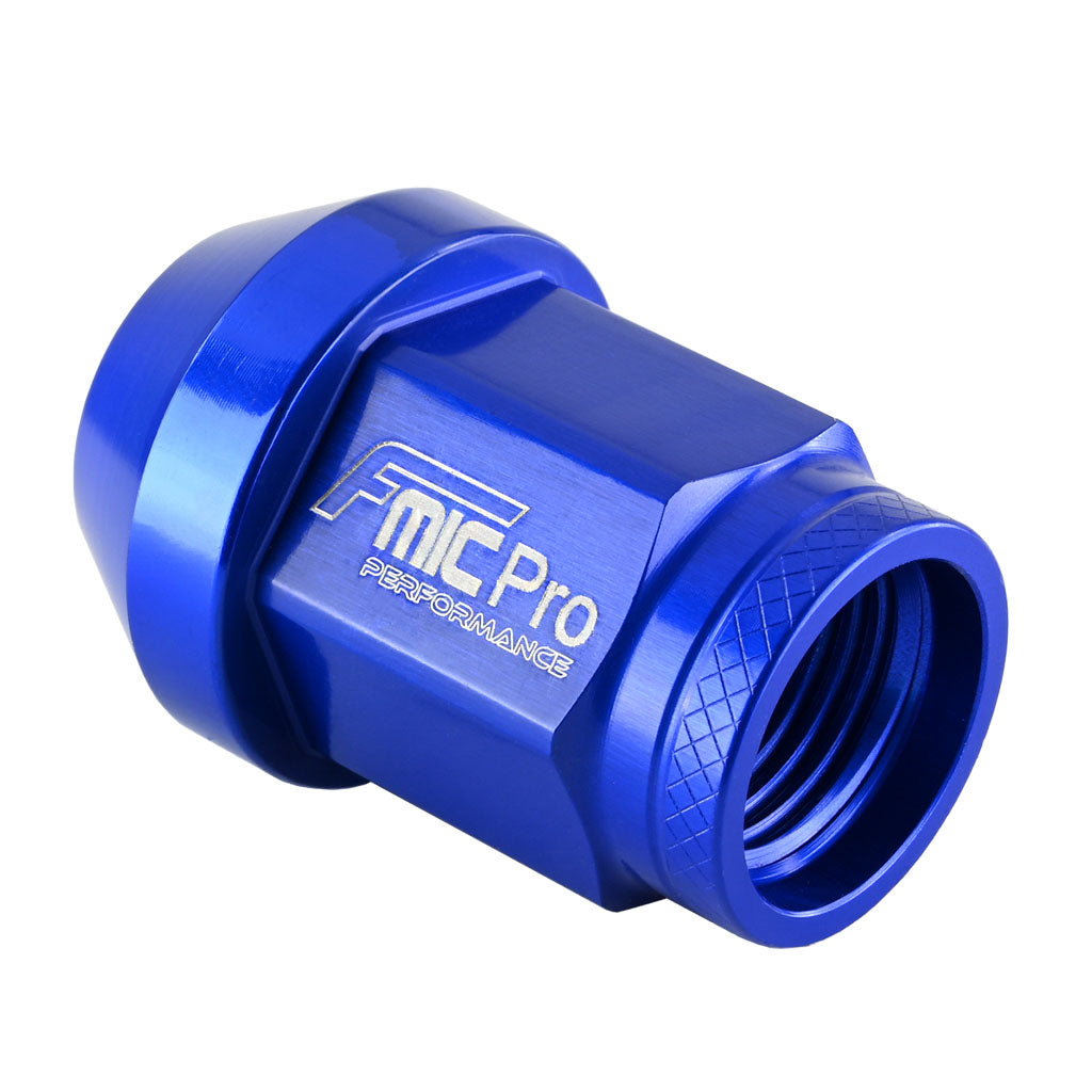 Tuerca de rueda de aluminio forjado FMIC.Pro M12x1,5 1 ud. cónica pasante 7075-T6
