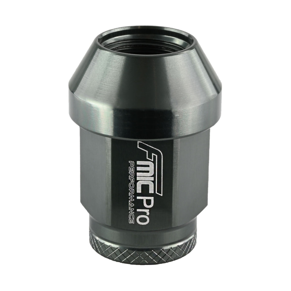 Tuerca de rueda de aluminio forjado FMIC.Pro M12x1,5 1 ud. cónica pasante 7075-T6