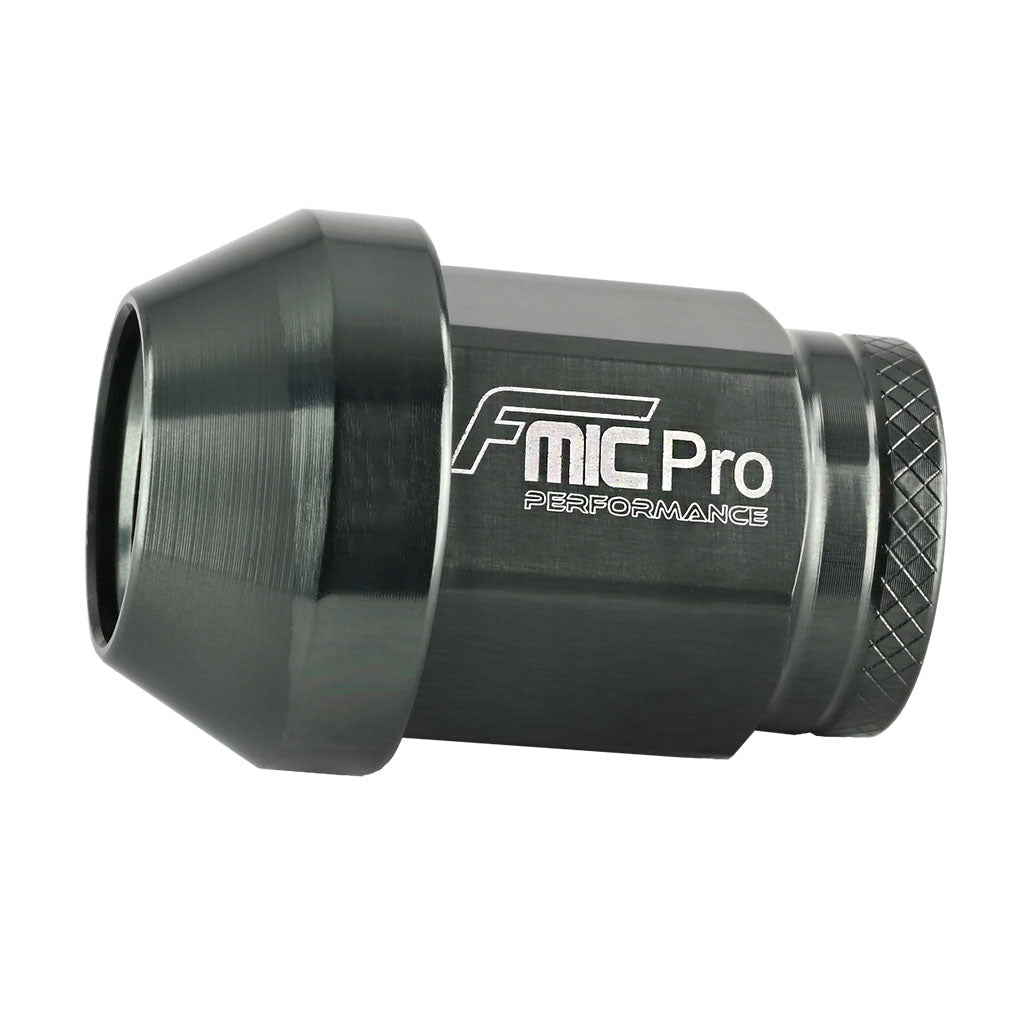 Tuerca de rueda de aluminio forjado FMIC.Pro M12x1,5 1 ud. cónica pasante 7075-T6