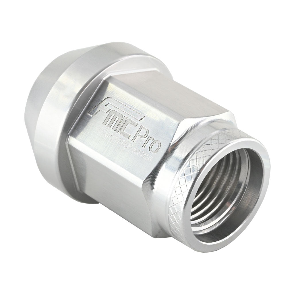 Tuerca de rueda de aluminio forjado FMIC.Pro M12x1,5 1 ud. cónica pasante 7075-T6