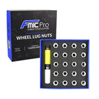 Tuercas de rueda de aluminio FMIC.Pro M12x1,25 20 uds. cónicas pasantes