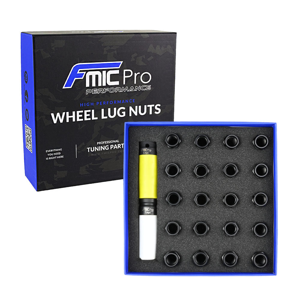 Tuercas de rueda de aluminio FMIC.Pro M12x1,25 20 uds. cónicas pasantes
