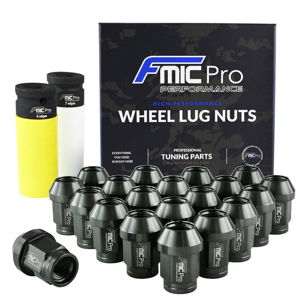Tuercas de rueda de aluminio FMIC.Pro M12x1,25 20 uds. cónicas pasantes
