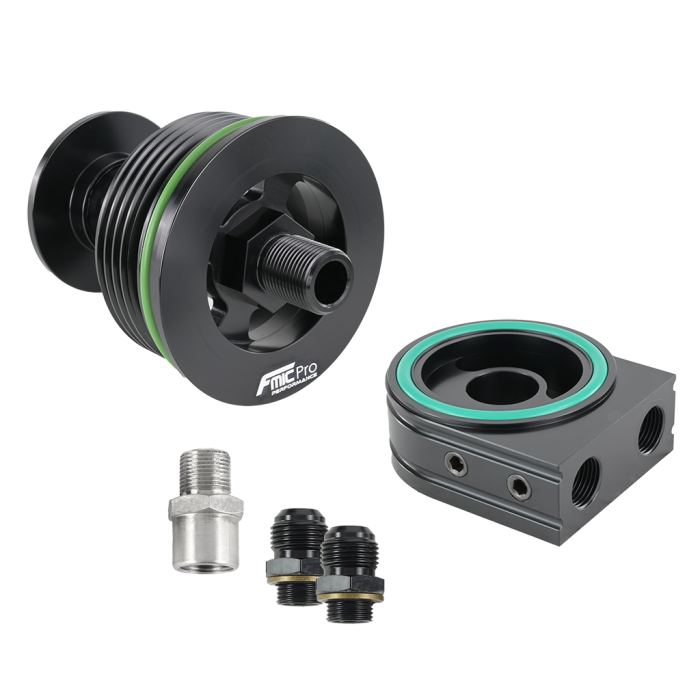FMIC.Pro Oil Filter Sandwich Plate Cooler Adapter for VAG Audi S4 S5 RS4 RS5 3.0TSI V6 Porsche 2.9T EA839